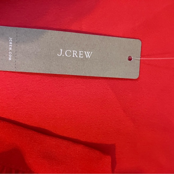 J Crew Orange/Red Ruffle Sleeveless Top - Picture 7 of 10